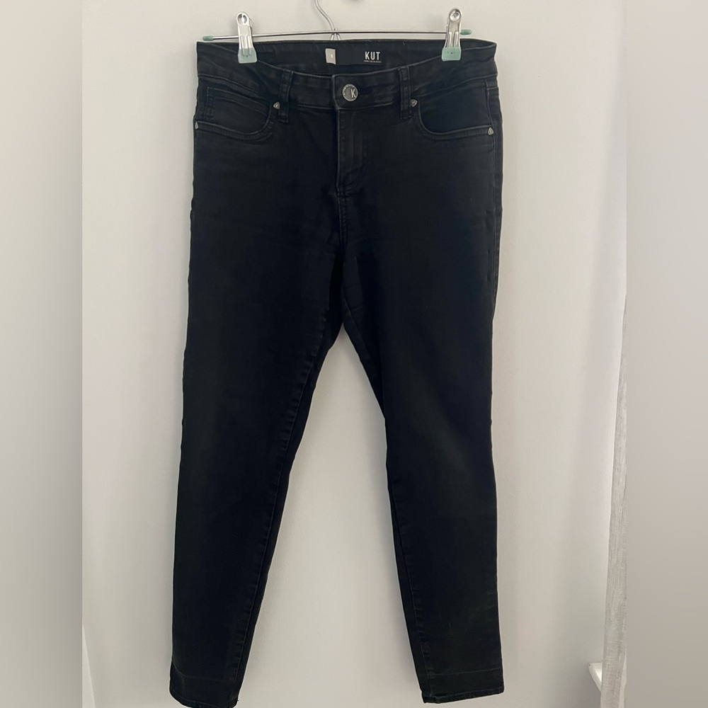 Kut from the Kloth Women's Black Skinny Jeans